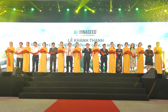 Lễ khánh thành Trung tâm công nghiệp chế biến hạt giống và nông sản hiện đại bậc nhất